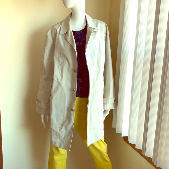 Theory single breasted trench coat